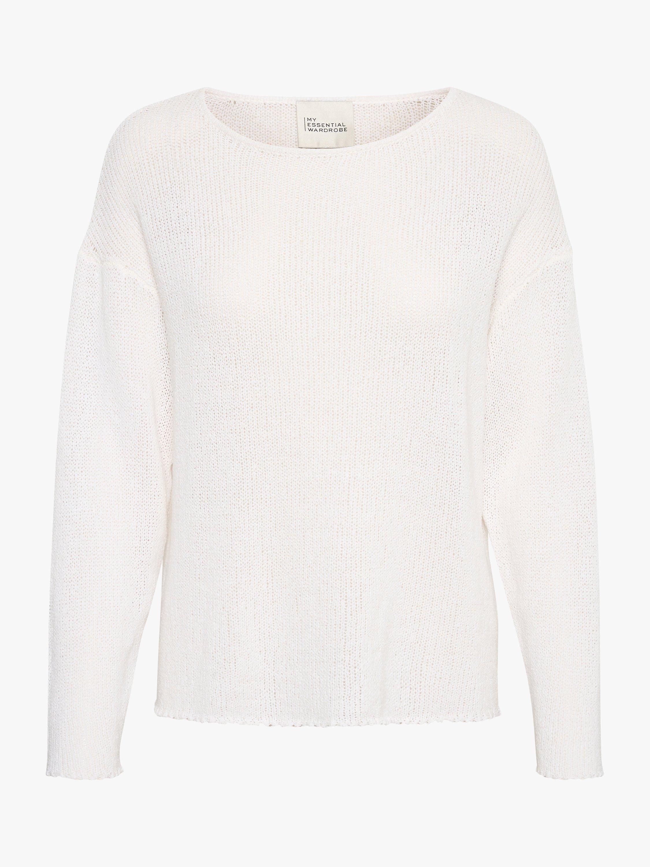 Product image 4 of 5, which shows MY ESSENTIAL WARDROBE Diva Boxy Jumper, Bright White, L