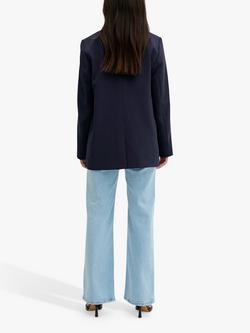 MY ESSENTIAL WARDROBE Tailored Double Breasted Blazer, Baritone Blue - view 2, Baritone Blue