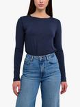 MY ESSENTIAL WARDROBE Long Sleeve Top, Total Eclipse