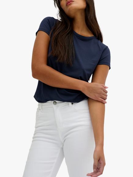 MY ESSENTIAL WARDROBE Short Sleeve Top, Total Eclipse