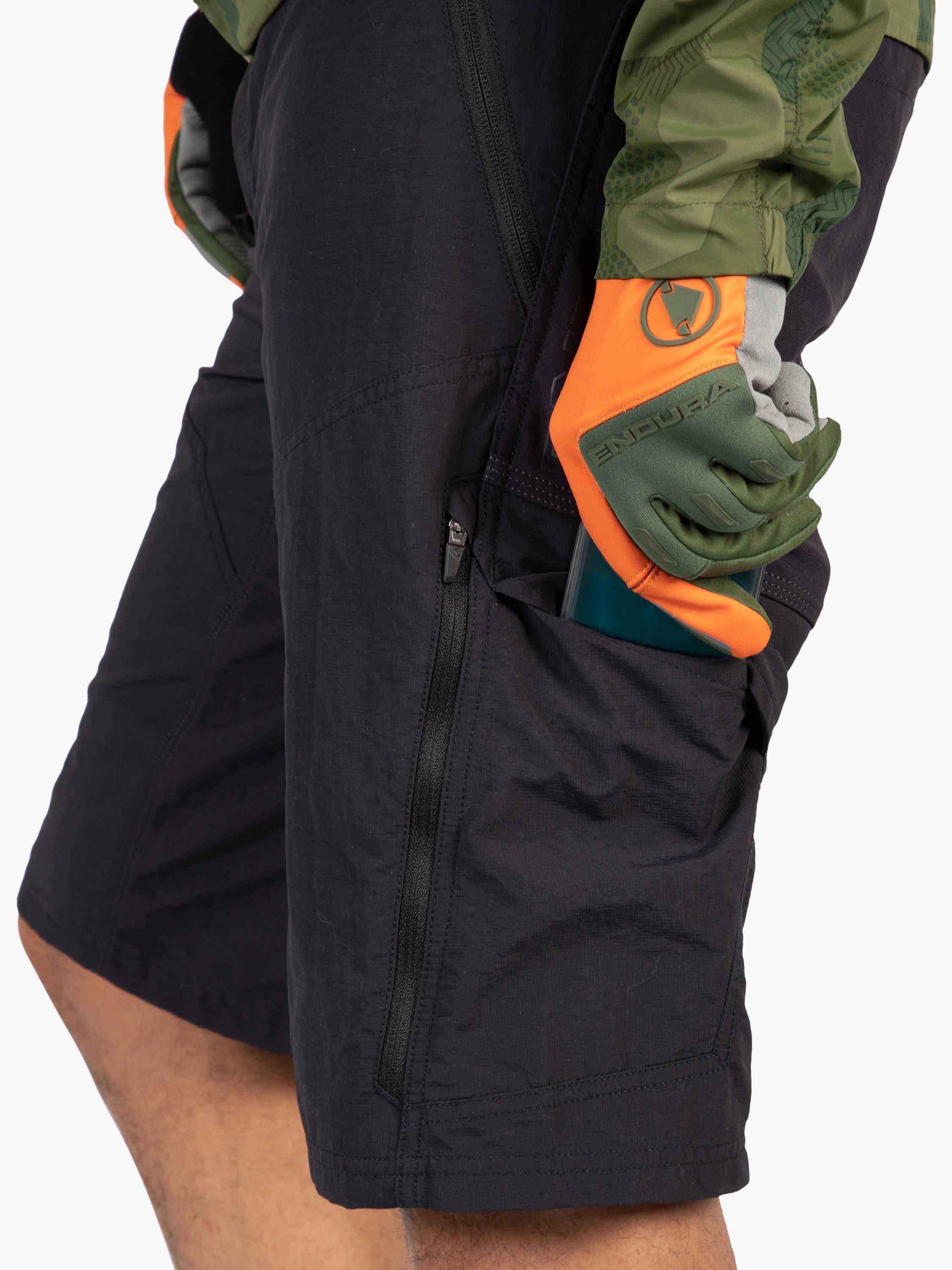 Product image 5 of 11, which shows Endura Men's Hummvee Short with Liner, Black, S
