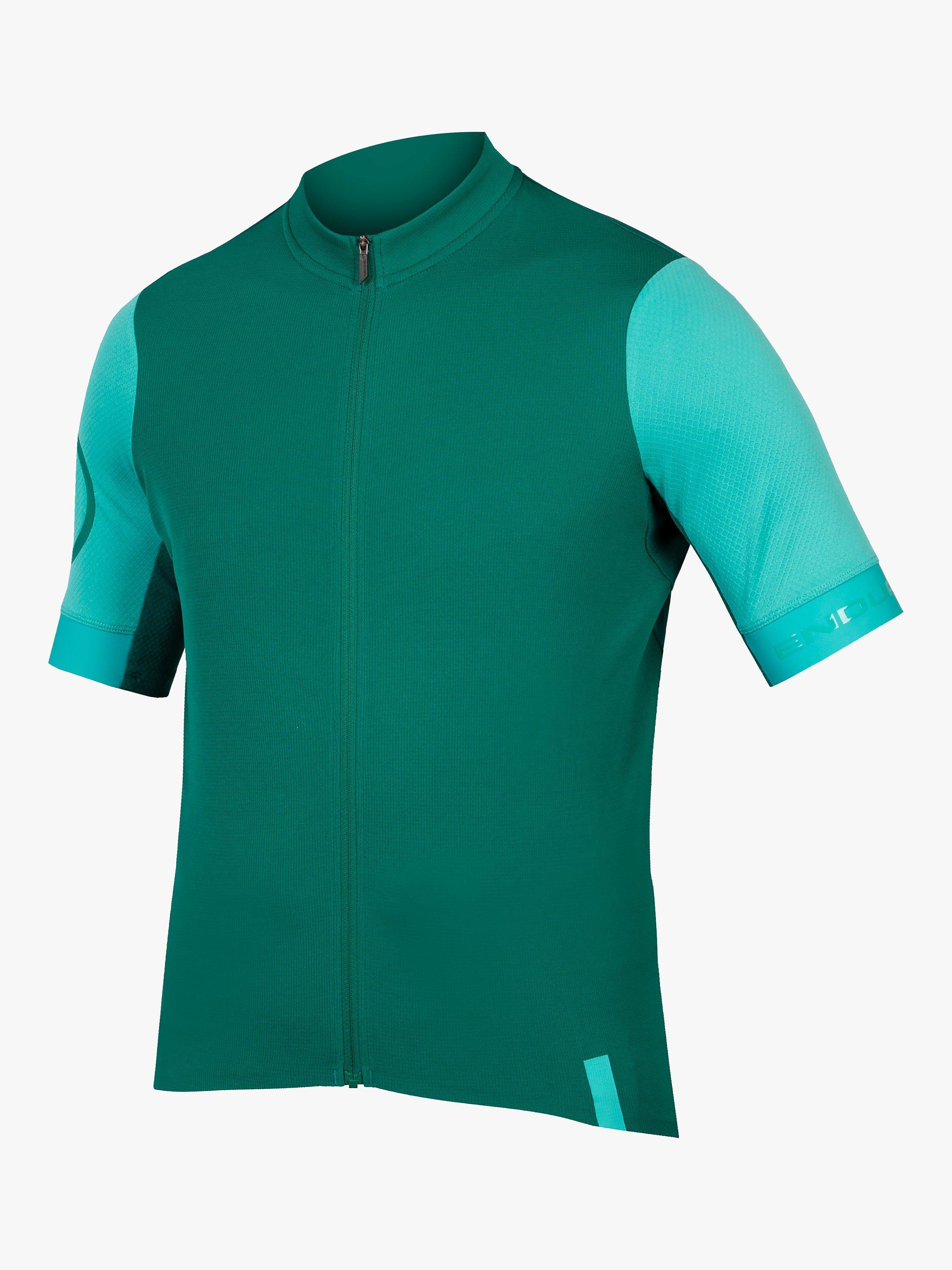 Endura Men s FS260 Short Sleeve Jersey Emerald Green