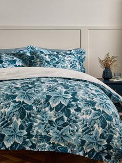John Lewis X Collagerie Botany Duvet Cover Set - view 2, Petrol