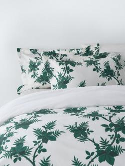 John Lewis X Collagerie Botanical Vine Duvet Cover Set, Leaf Green