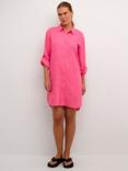 KAFFE Milia Shirt Dress, Hot Pink