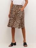 KAFFE Amber Classic Leopard Skirt, Multi