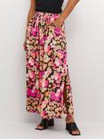 KAFFE Pollie Floral Skirt, Pink Melon