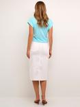 KAFFE Zelina Midi Pencil Denim Skirt