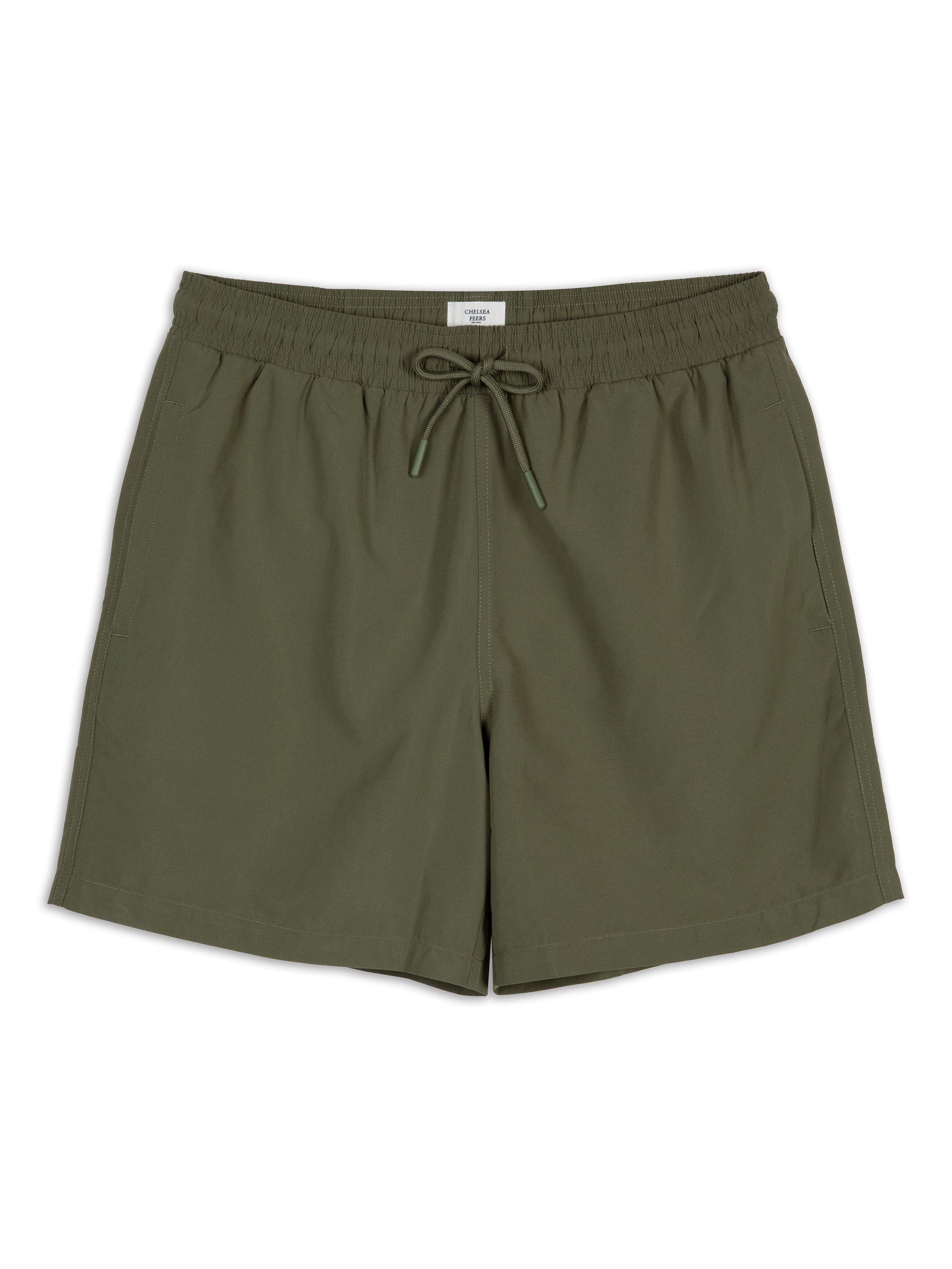 Chelsea Peers Classic Swim Shorts, Khaki