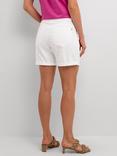 KAFFE Zelina Classic Denim Shorts, Chalk