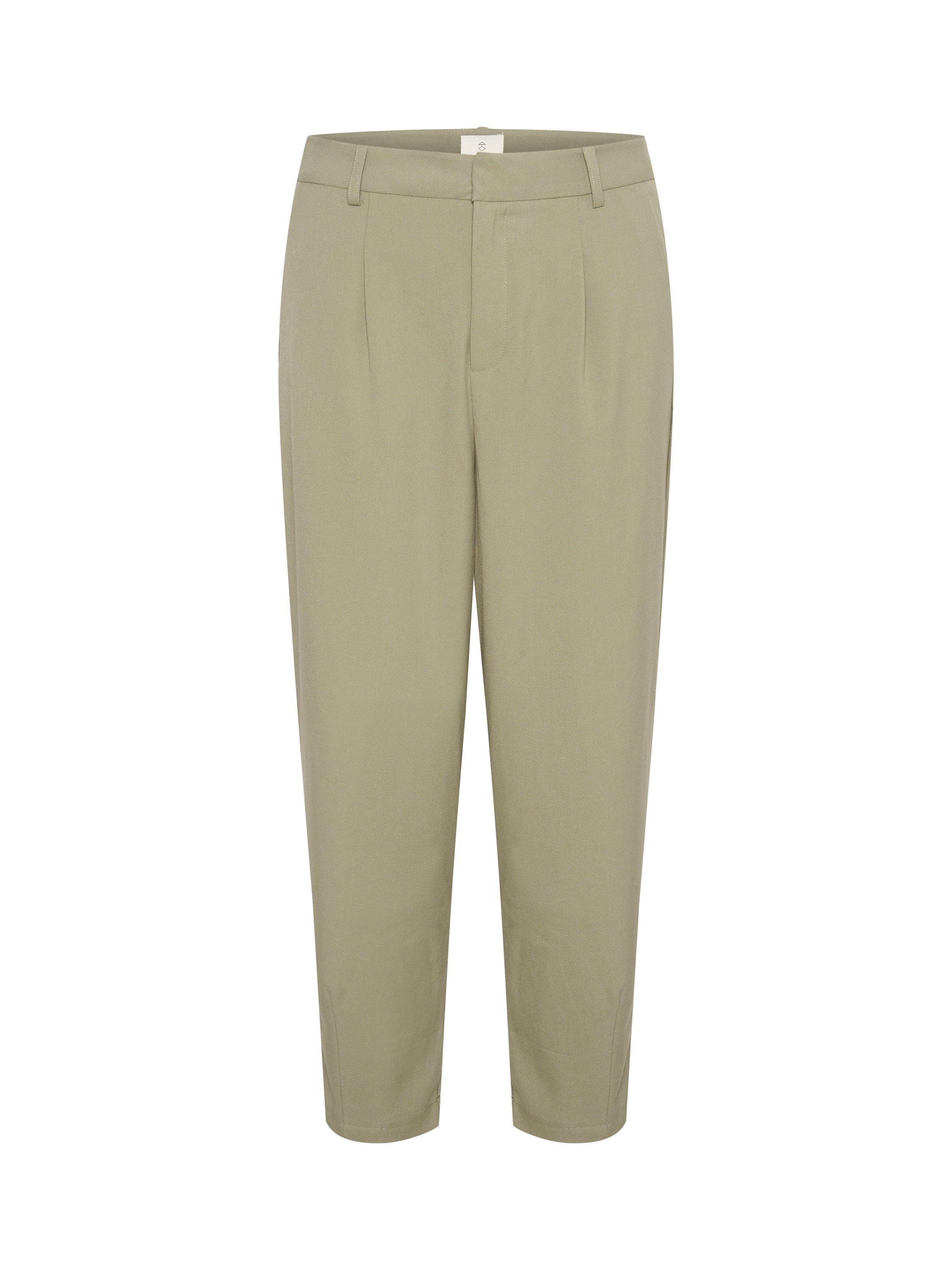 Product image 5 of 6, which shows KAFFE Merle Cropped Suit Trousers, Vetiver, 8