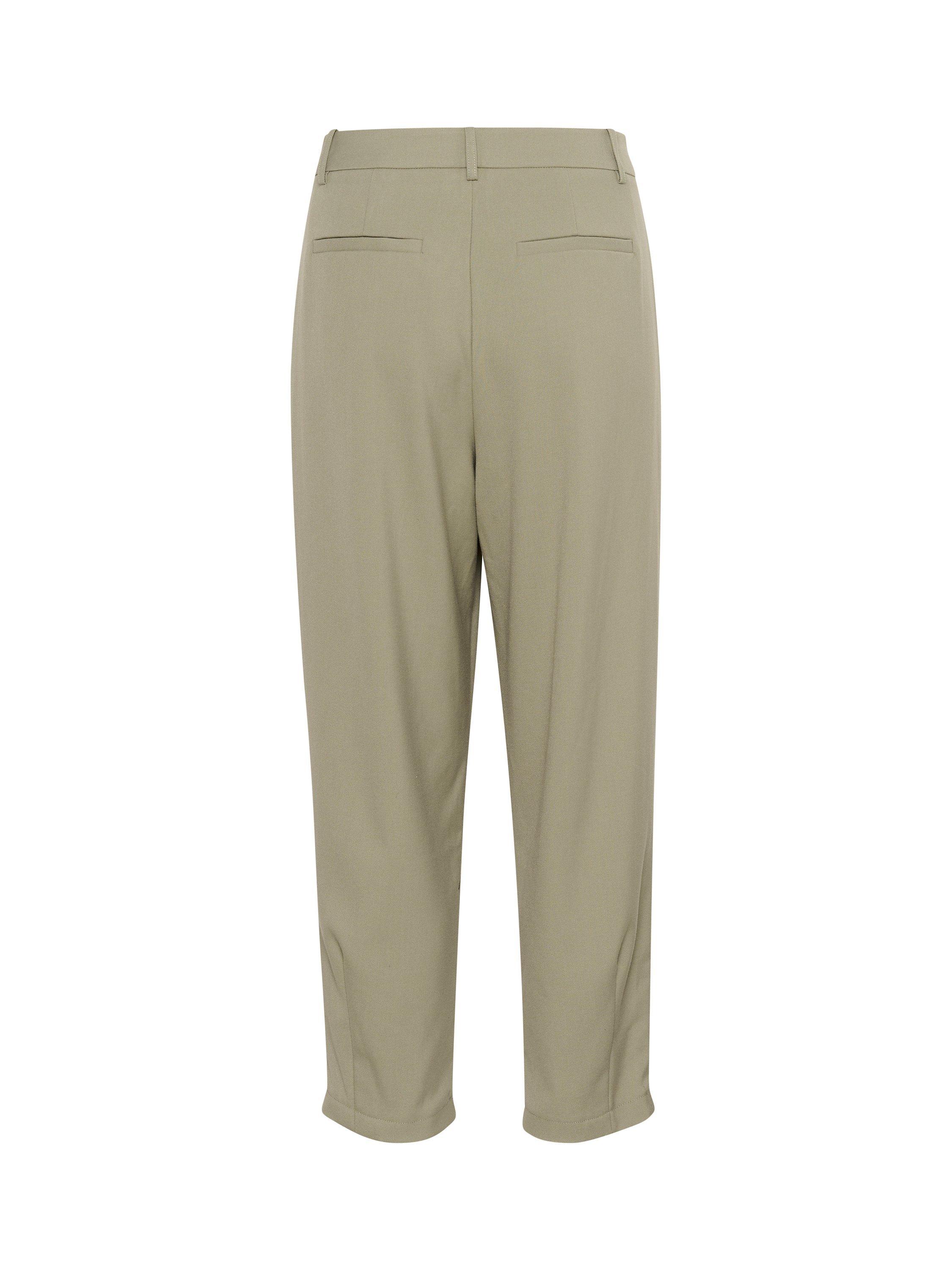 Product image 6 of 6, which shows KAFFE Merle Cropped Suit Trousers, Vetiver, 8