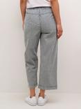 KAFFE Naya Stripe Trousers, Midnight/White