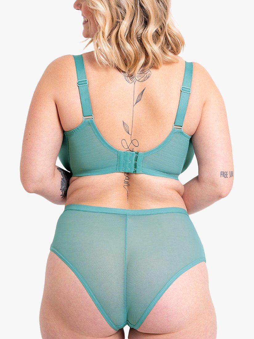 Product image 2 of 6, which shows Curvy Kate WonderFully Full Cup Bra, Mineral Blue, 32G