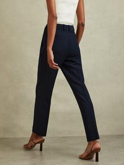 Reiss Petite Gabi Slim Fit Suit Trousers - view 2, Navy