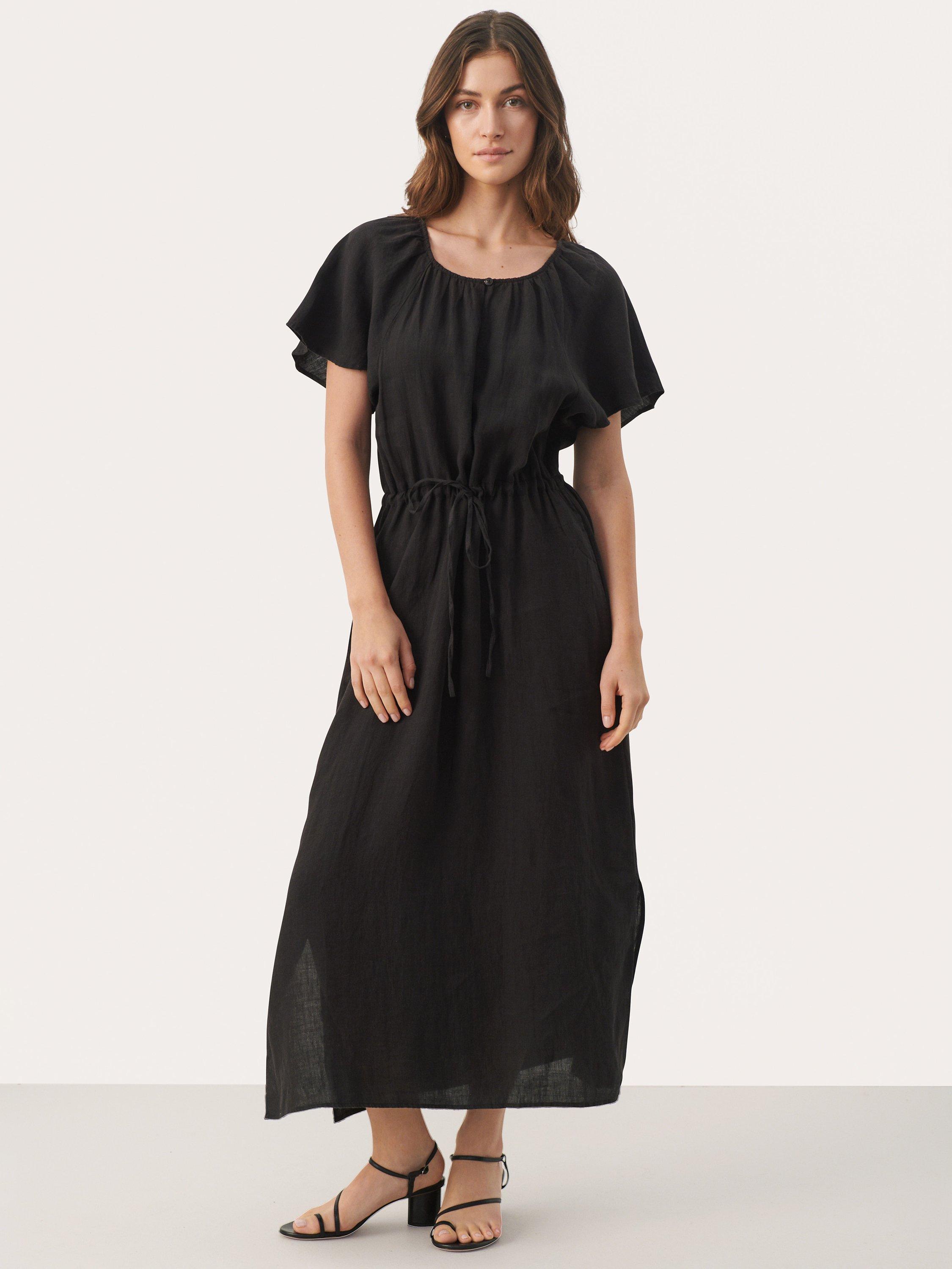 Part Two Geoline Short Sleeves Maxi Dress, Black