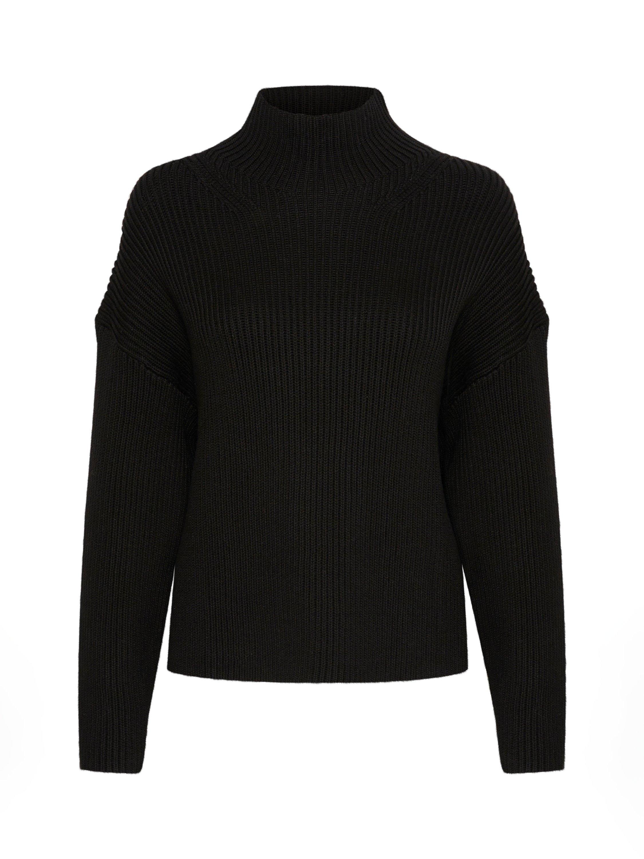 Part Two Angeline Oversized Rib Knit Jumper, Black, XS