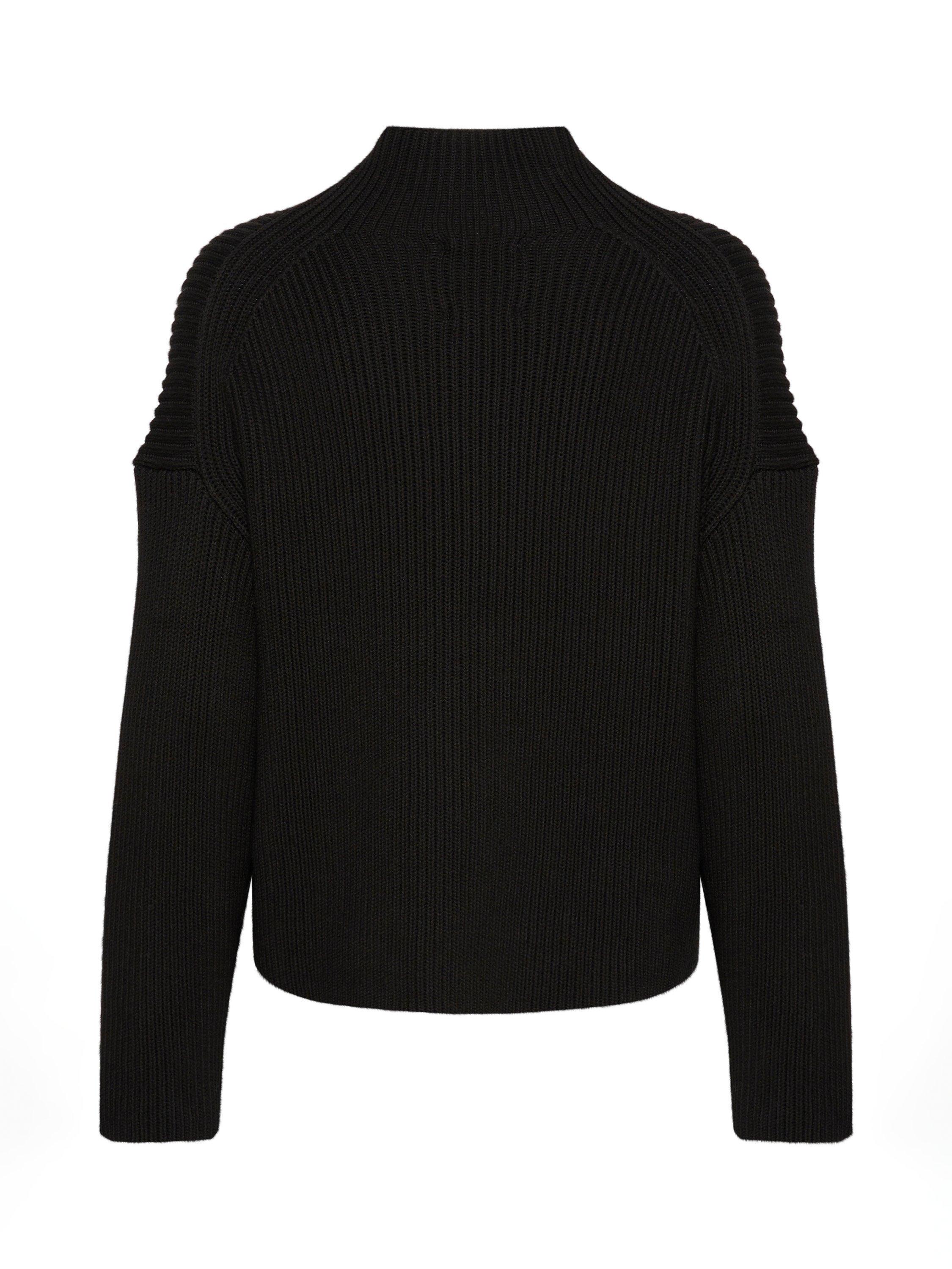 Part Two Angeline Oversized Rib Knit Jumper, Black, XS