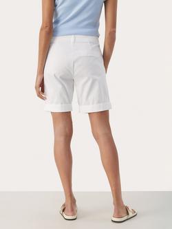 Part Two Hanijan Regular Fit Folded Cuff Shorts - view 2, Bright White