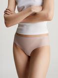 Calvin Klein High Waisted Hipster Briefs, Beige