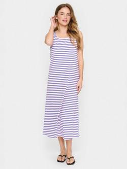 Saint Tropez Emilia Round Neck Midi Dress, Provence, Provence