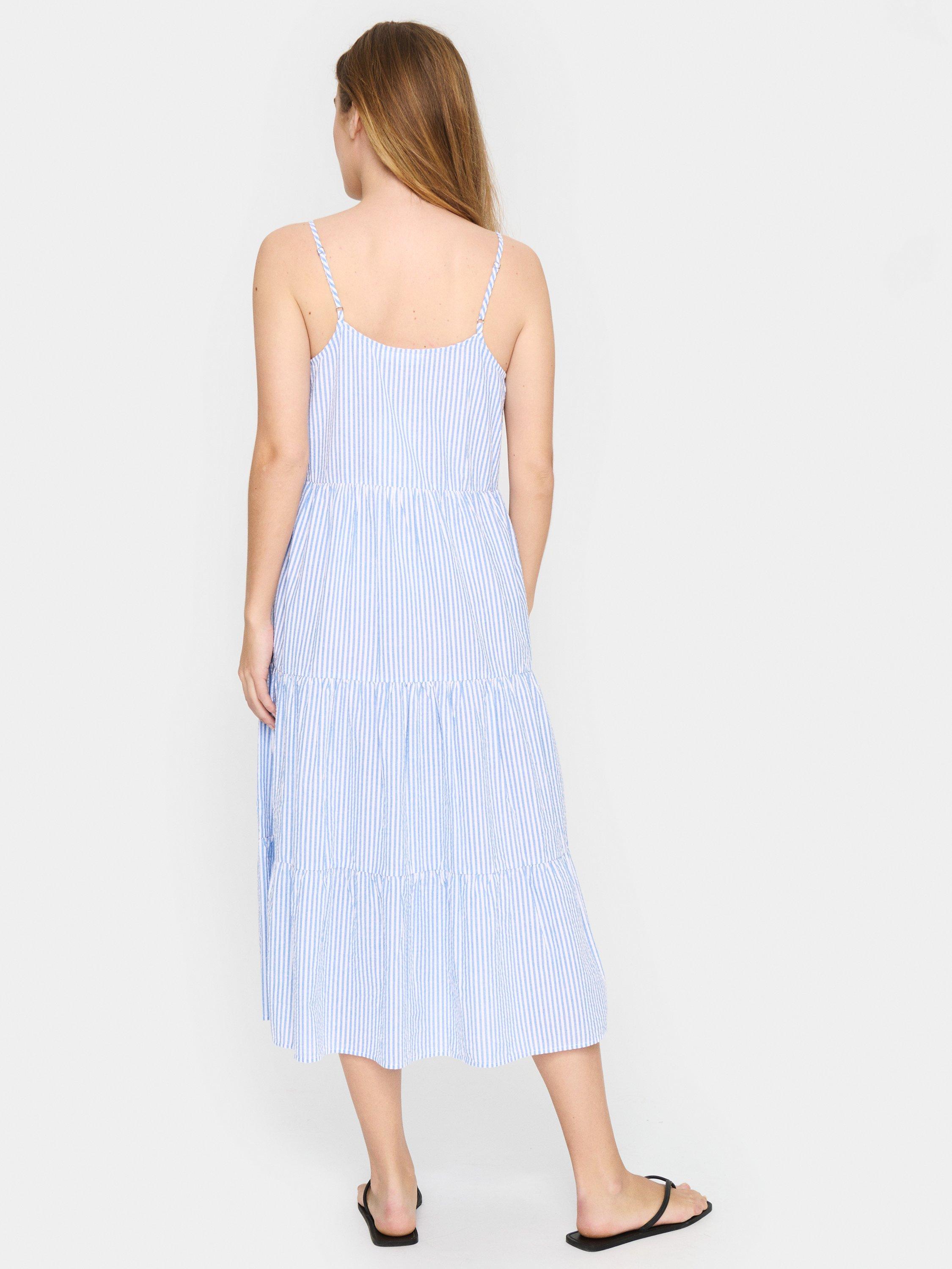 Product image 2 of 5, which shows Saint Tropez Elmiko Spaghetti Strap Midi Dress, Palace Blue, M