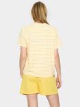 Saint Tropez Emilia Cotton Blend Striped T-Shirt