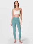 Sweaty Betty Super Soft Yoga Leggings, Reef Teal Blue Marl