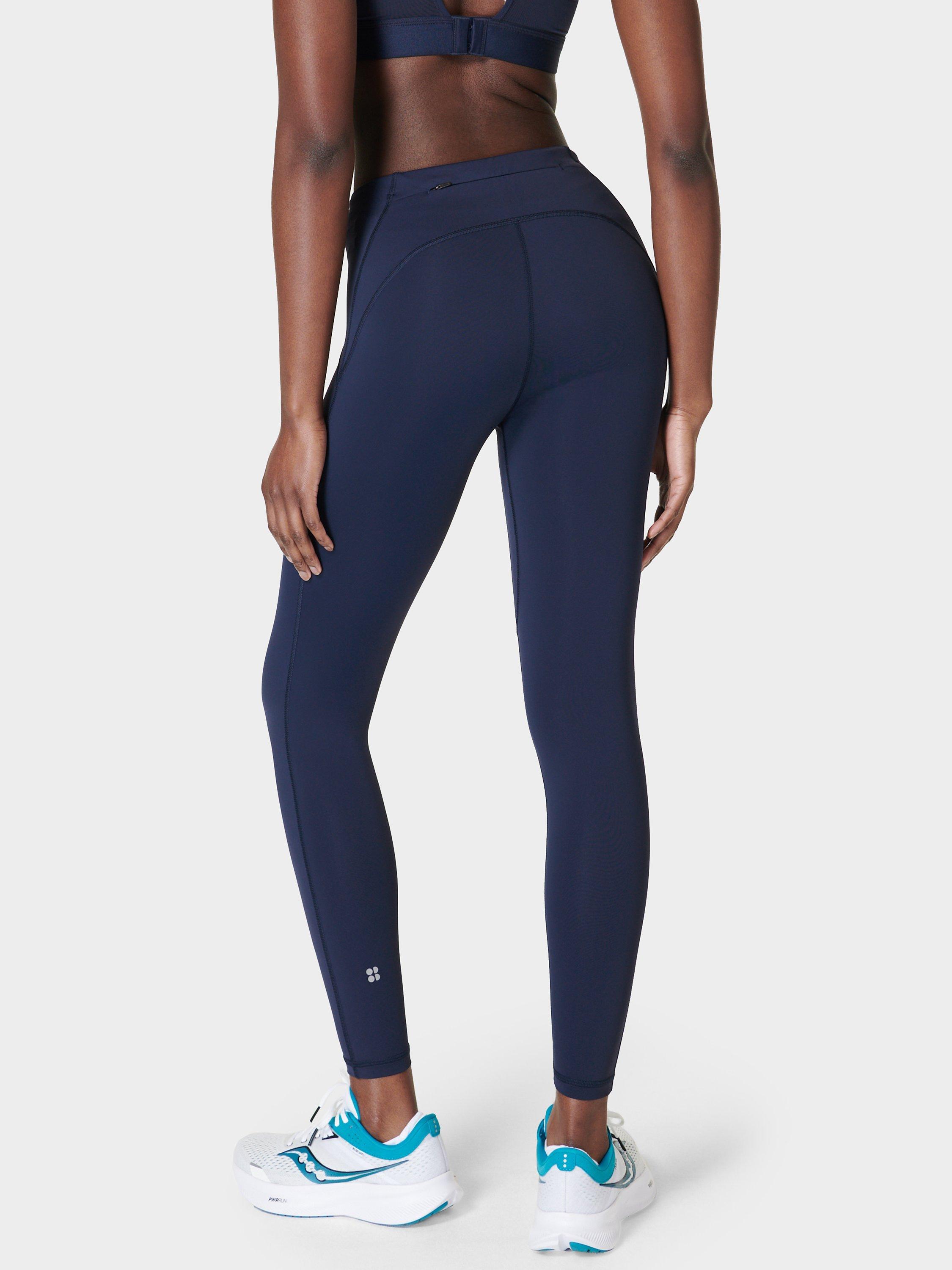 Product image 2 of 8, which shows Sweaty Betty Rapid Running Leggings, Navy, XS