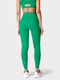 Sweaty Betty Power Icon Gym Leggings, Electro Green - view 2, Electro Green