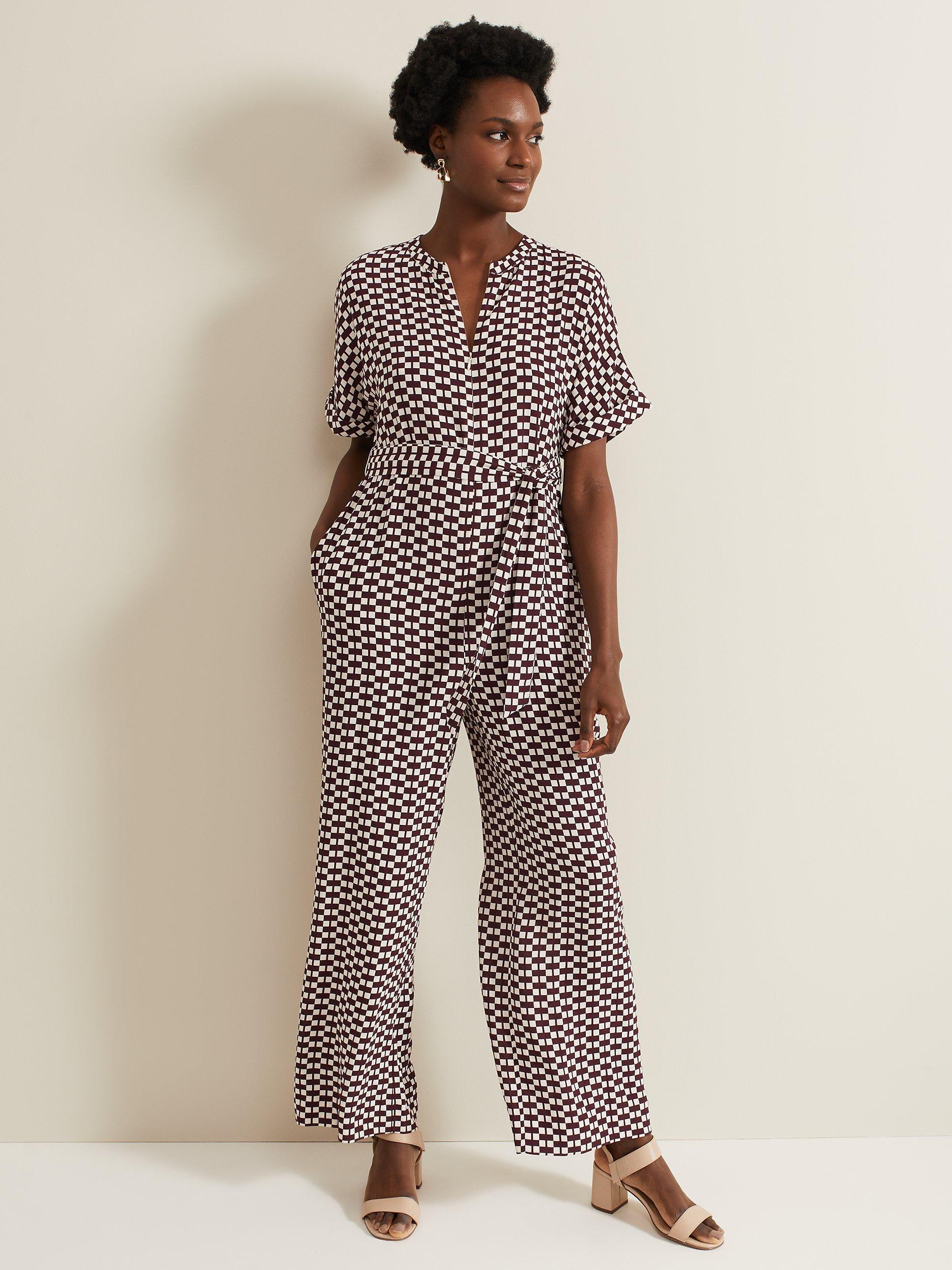 Phase Eight Andra Geometric Print Jumpsuit Multi