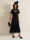 Phase Eight Lula Lace Dress, Navy