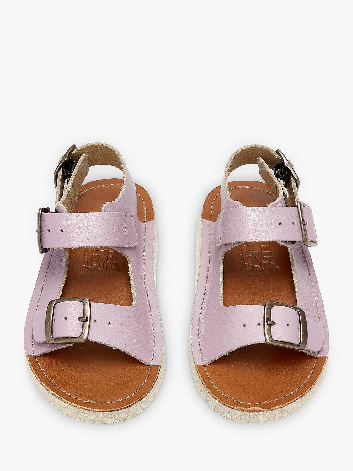 Product image 3 of 3, which shows Young Soles Kids' Spike Leather Sandals, Lilac, 7 Jnr