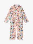 Stych Kids' Rainbow Print Pyjamas, Multi