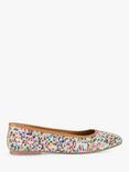 Dune Highlite Sequin Ballerina Shoes, Multi