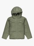 Roxy Kids' Forever This Young Recycled Puffer Jacket, Oil Green