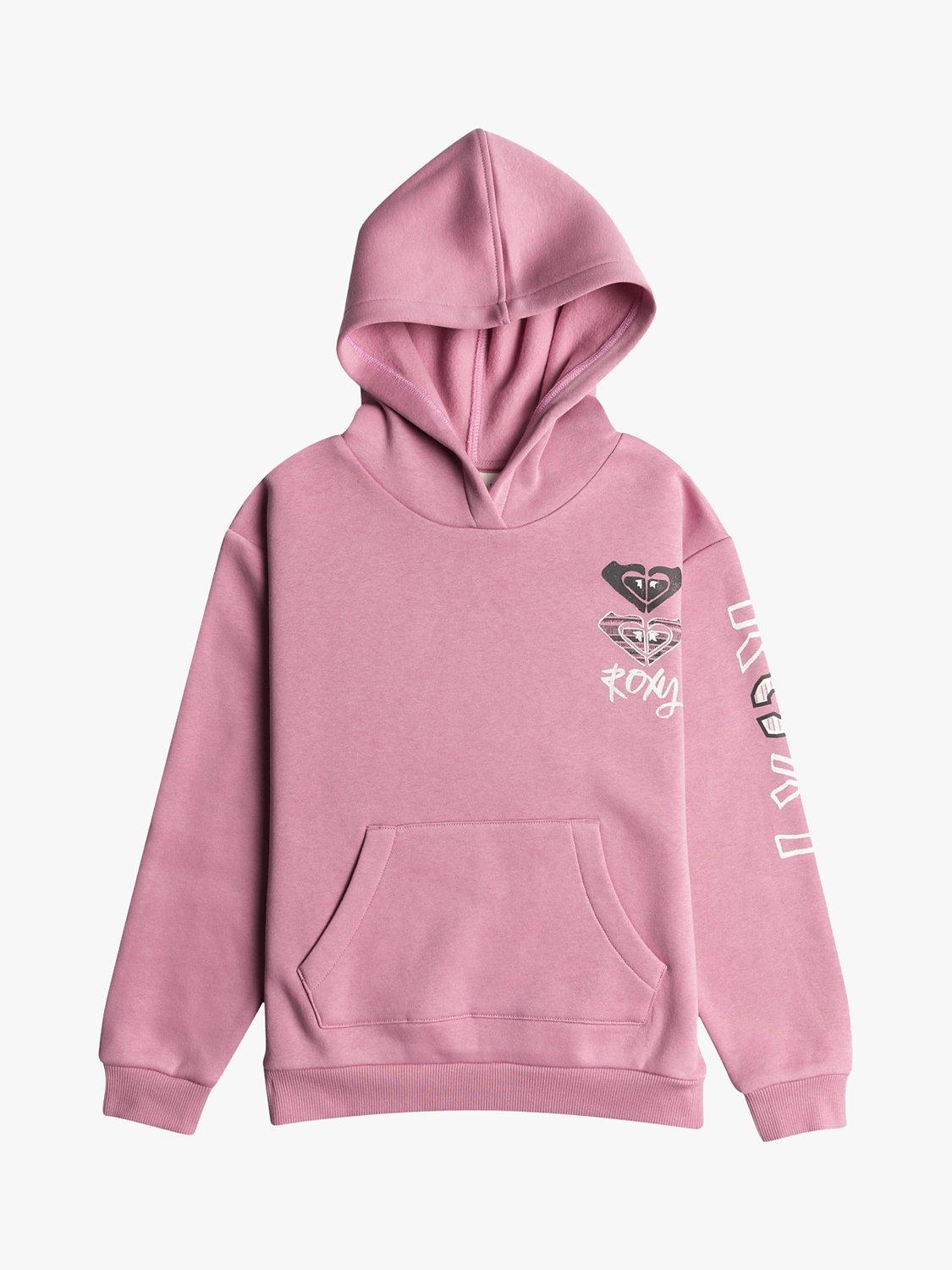 Roxy Kids' Surf Feeling Hoodie, Mauve Orchid