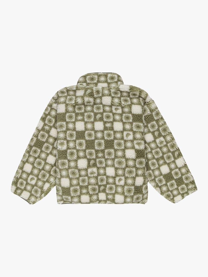 Product image 2 of 2, which shows Roxy Kids' Like Electricity Fleece, Oil Green, 14 years