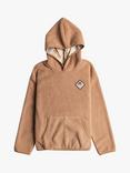 Roxy Kids' My Oh My Fluffy Hoodie, Camel