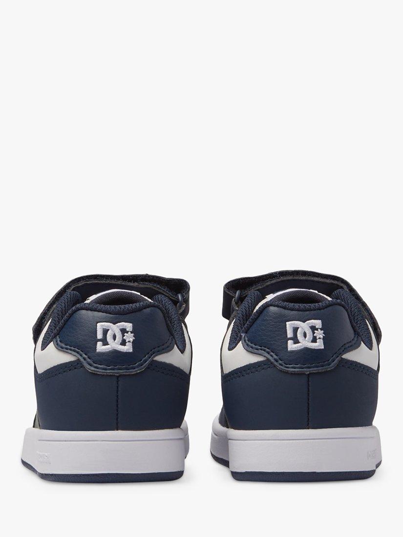 Product image 5 of 8, which shows DC Shoes Kids' Manteca Leather Trainers, Navy/Green, 1