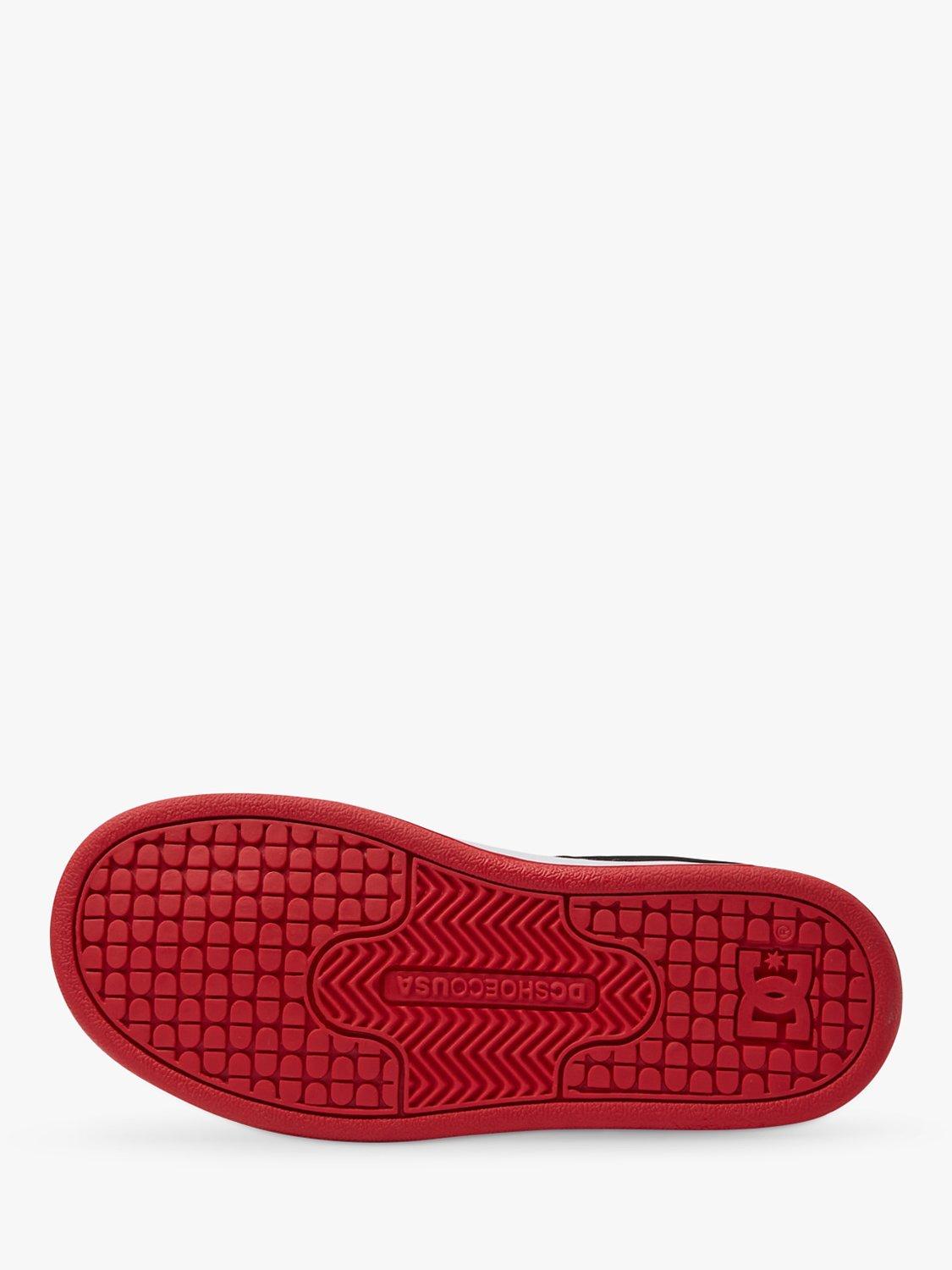 Product image 5 of 8, which shows DC Shoes Kids' Manteca Leather Trainers, White/Black, 5