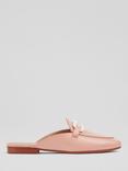 L.K.Bennett Evelyn Backless Leather Loafers, Pink