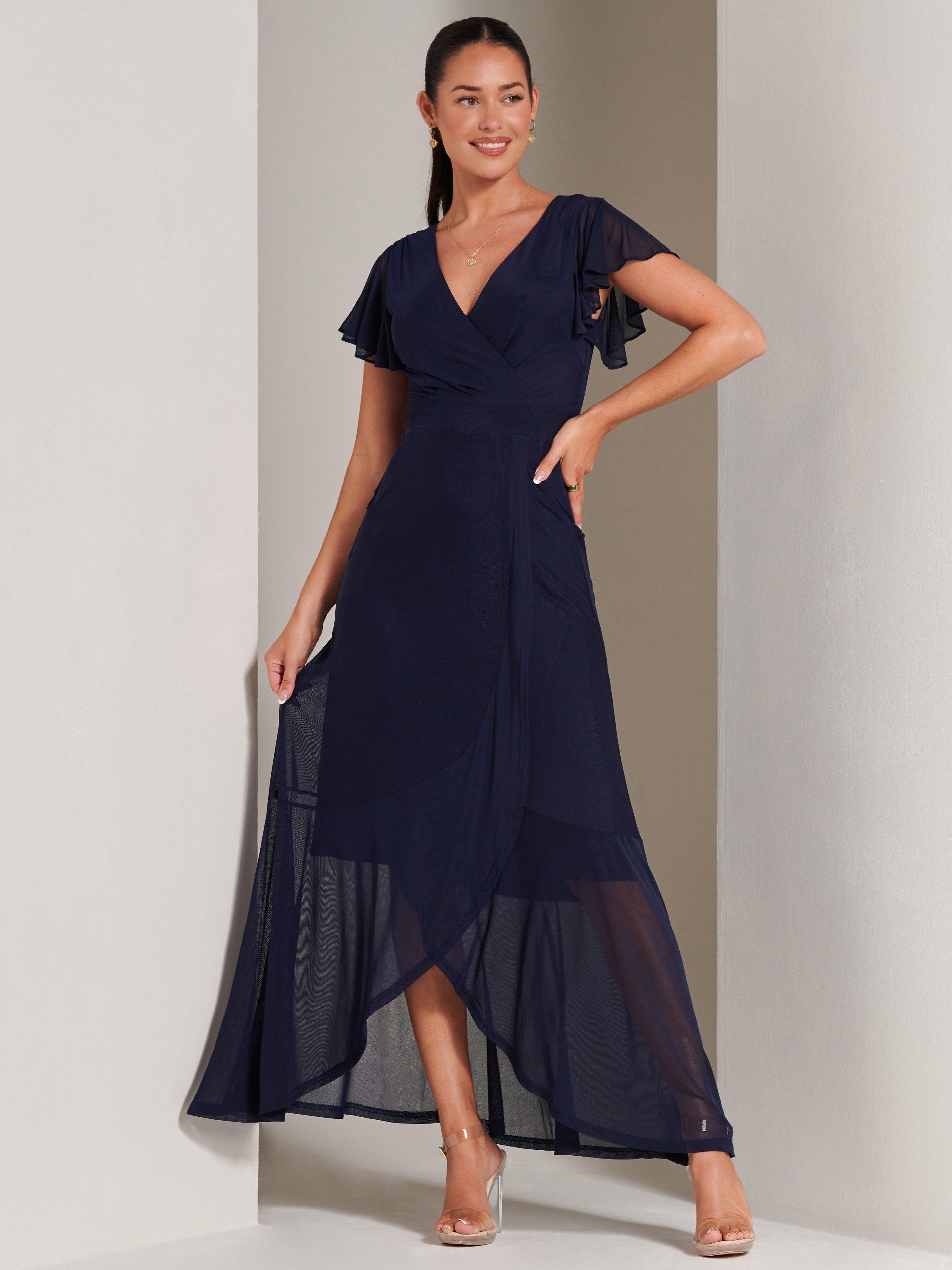 John lewis navy dresses best sale