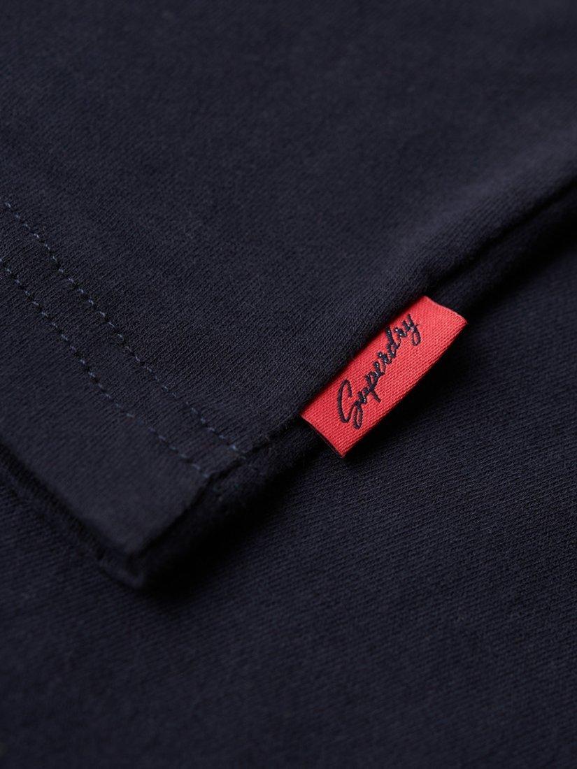 Product image 3 of 5, which shows Superdry Neon Graphic Fitted T-Shirt, Eclipse Navy, 6
