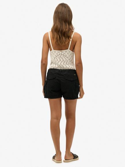 Superdry Cotton Cargo Shorts - view 2, Black