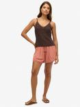 Superdry Scallop Hem Beach Shorts, Desert Sand