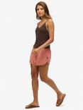 Superdry Scallop Hem Beach Shorts, Desert Sand