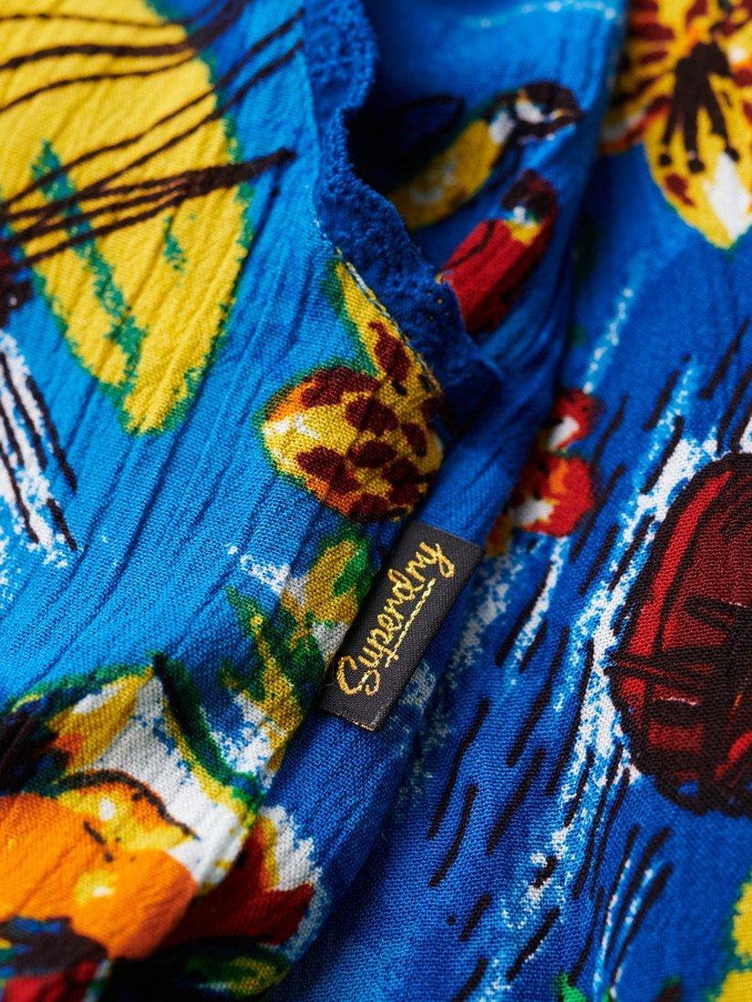 Product image 4 of 6, which shows Superdry Ocean Print Beach Shorts, Blue/Multi, 6