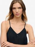Superdry Ladder Trim Cami Top, Eclipse Navy