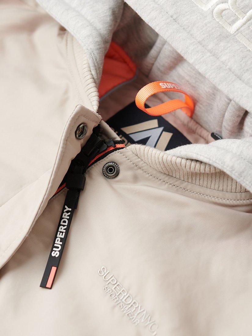 Product image 5 of 5, which shows Superdry Hooded Bomber Jacket, Chateau Gray, 6